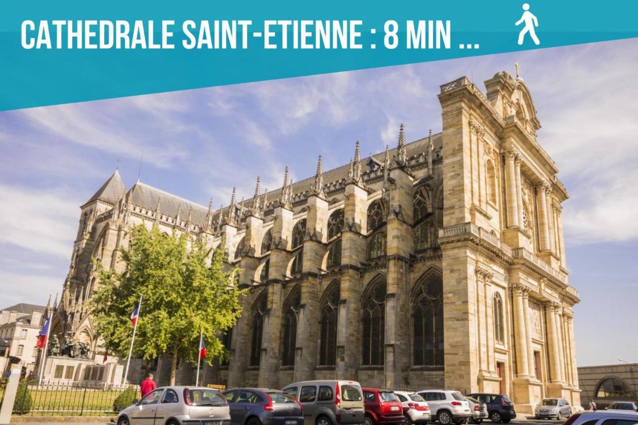 Cocon D'Hiver - Netflix & Wifi - Parking Gratuit - Check-In 24H24 - Kit Bebe Inclus - Emplacement Velos - Goodmarning Châlons-en-Champagne Exterior foto