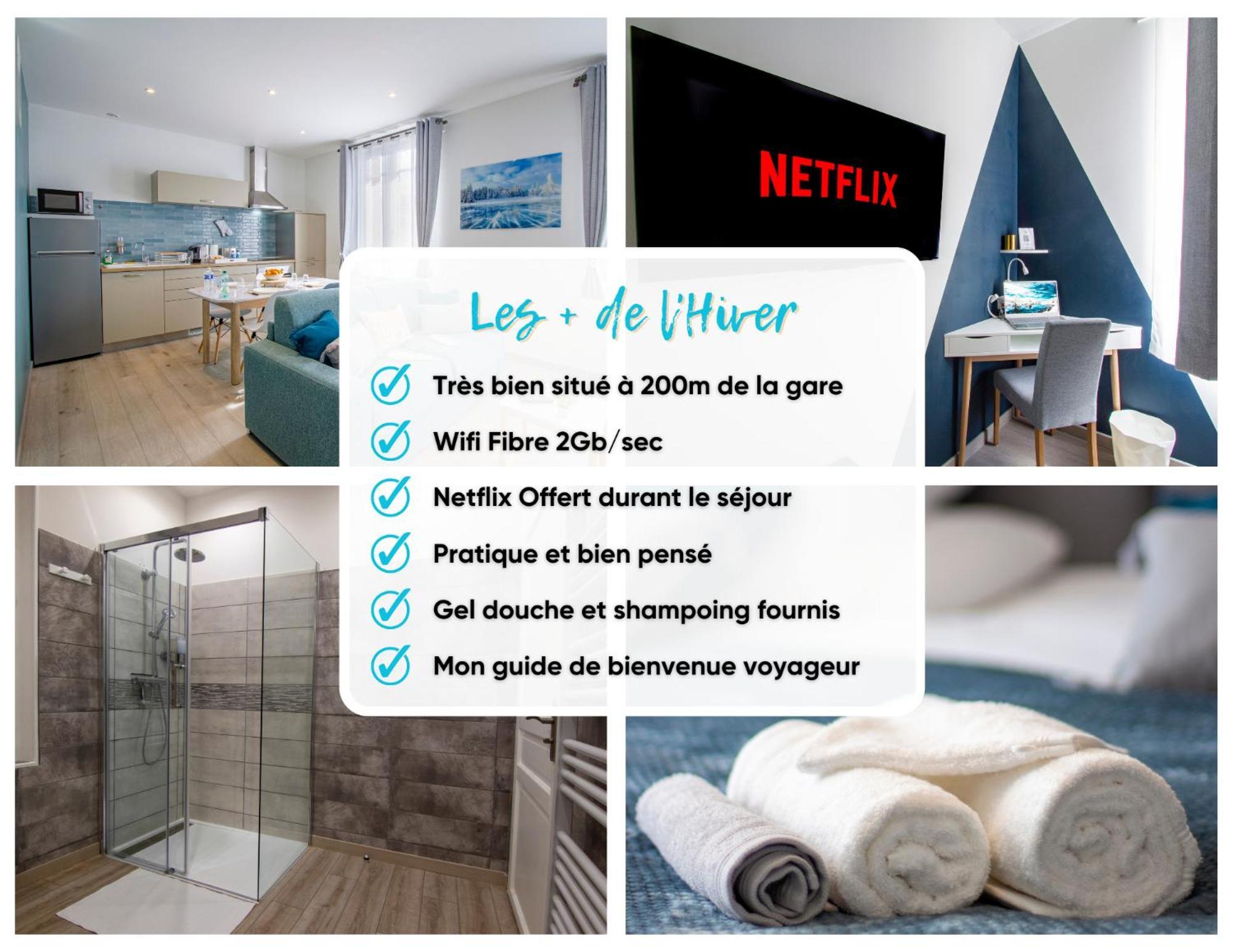 Cocon D'Hiver - Netflix & Wifi - Parking Gratuit - Check-In 24H24 - Kit Bebe Inclus - Emplacement Velos - Goodmarning Châlons-en-Champagne Exterior foto